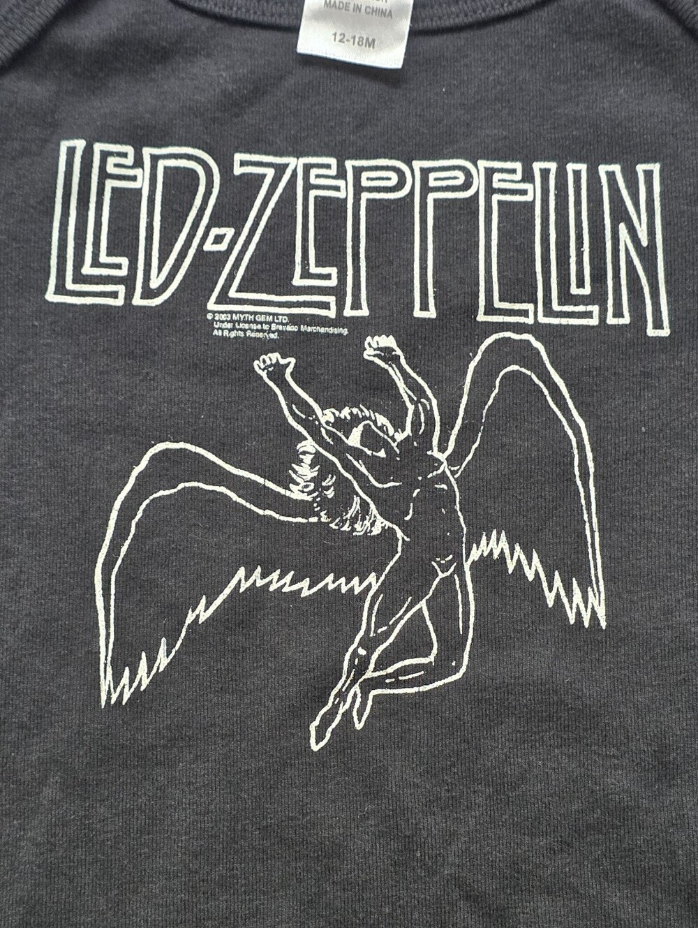 Led Zeppelin Onsie - Picture 3 of 6